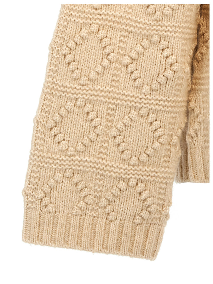 Bubble Knit Maglioni Beige