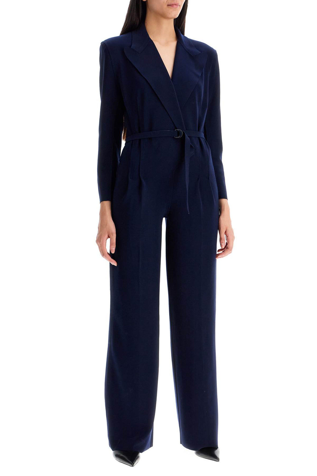 Jumpsuit Doppiopetto A Gamba Dritta