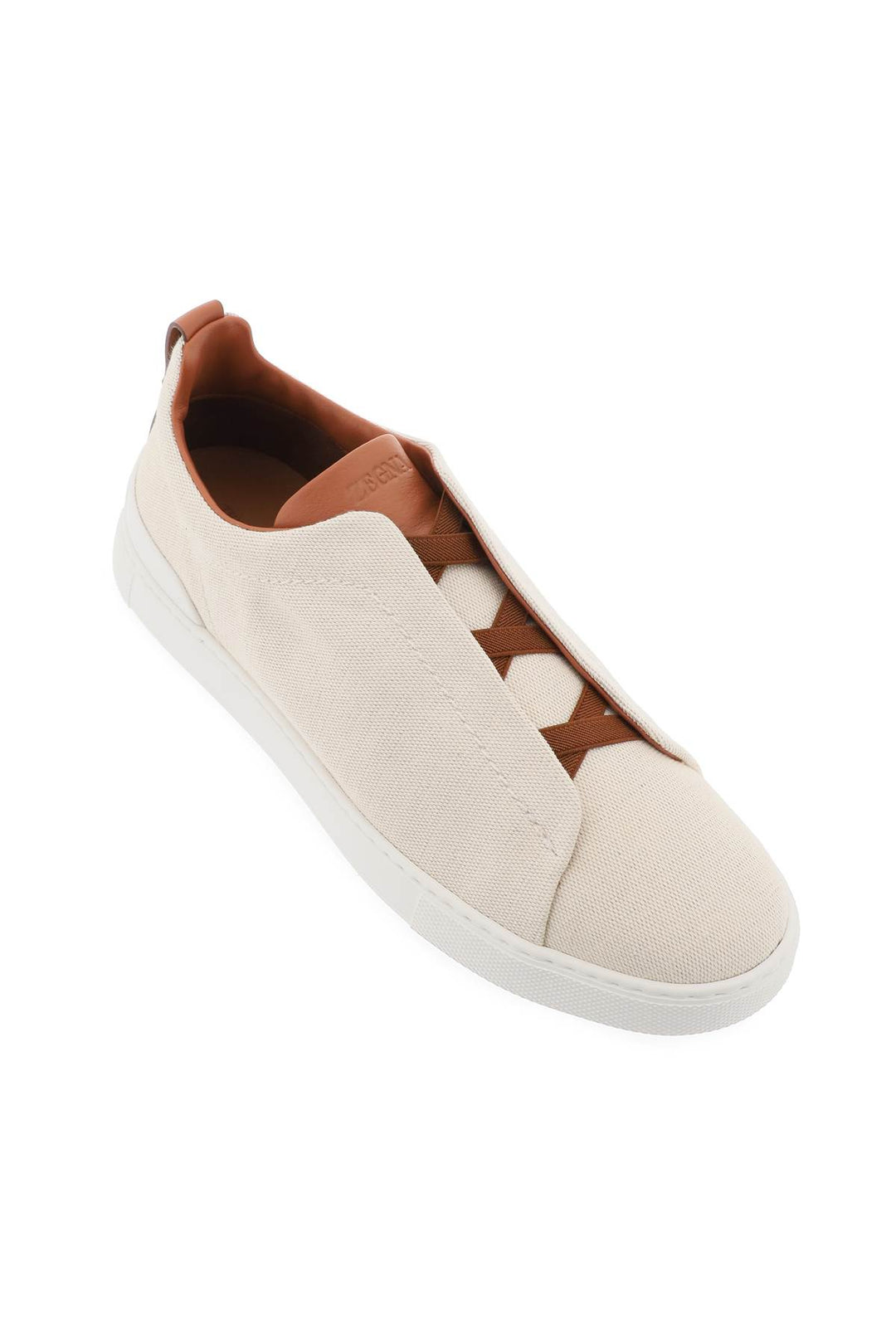 Sneakers Slip On Triple Stitch In Tela