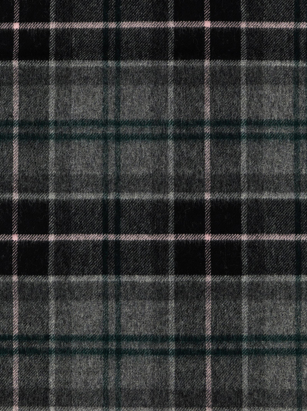 Barbour X Ganni Tartan Scarf Sciarpe Grigio