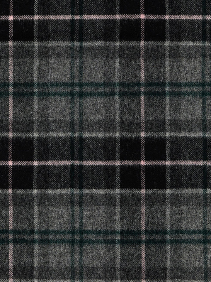 Barbour X Ganni Tartan Scarf Sciarpe Grigio