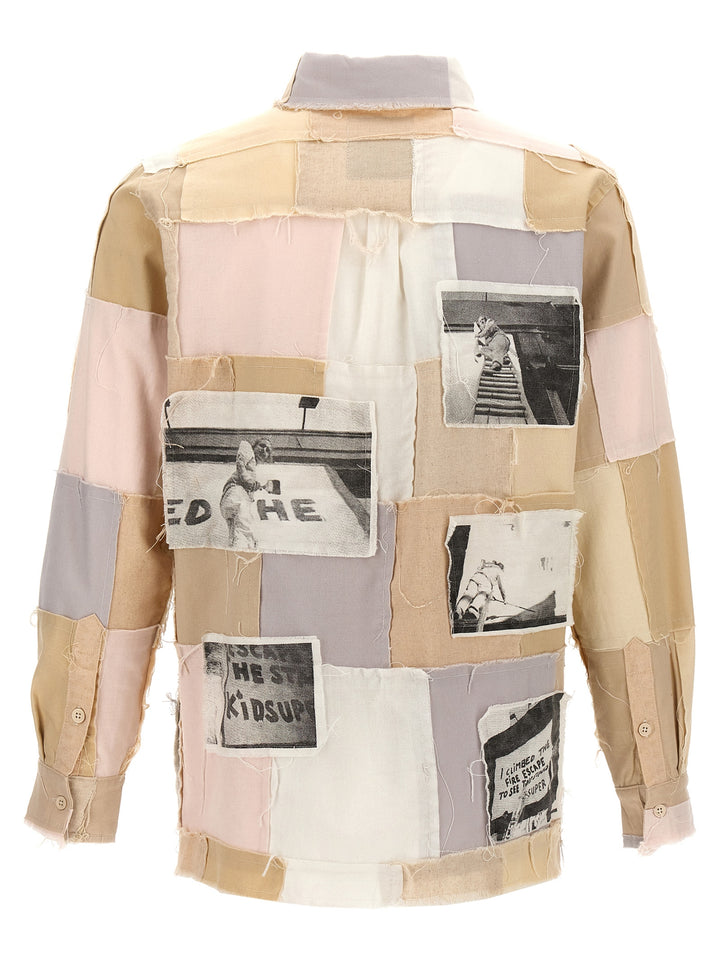 Patchwork Camicie Beige