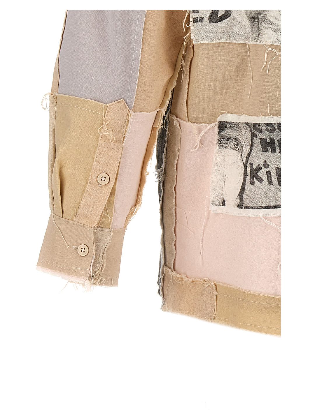 Patchwork Camicie Beige