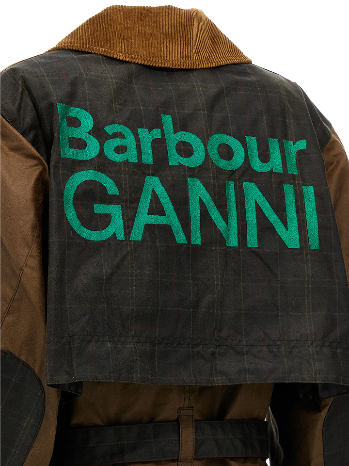 Trench Barbour X Ganni Trench E Impermeabili Marrone