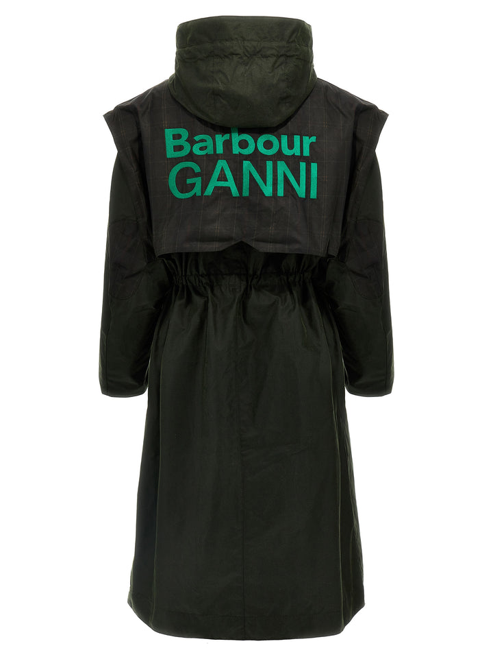 Parka Barbour X Ganni Giacche Verde