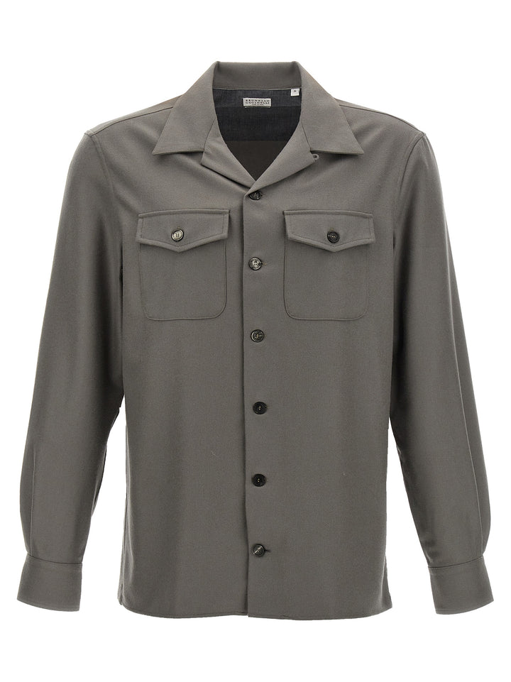 Wool Shirt Camicie Verde