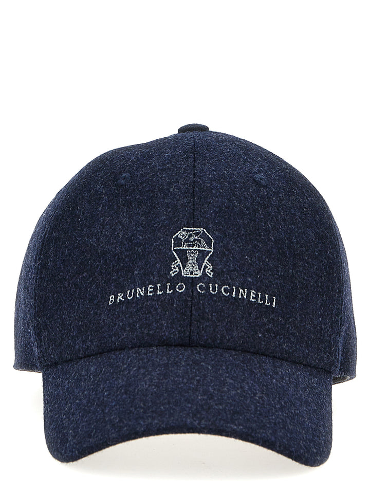 Logo Embroidery Cap Cappelli Blu