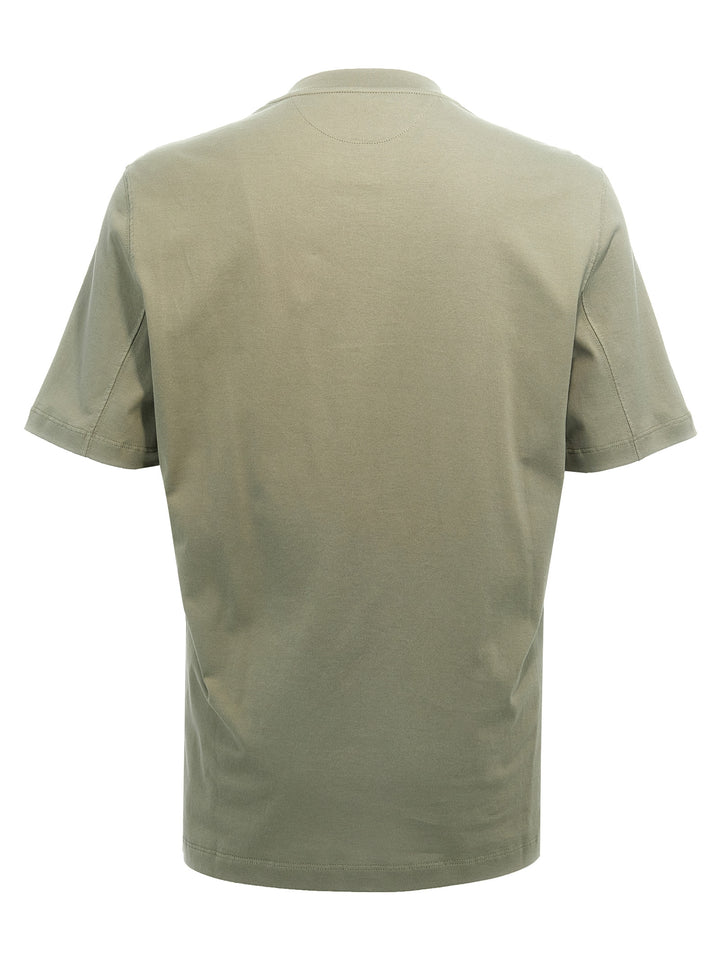 Logo Print T Shirt Verde