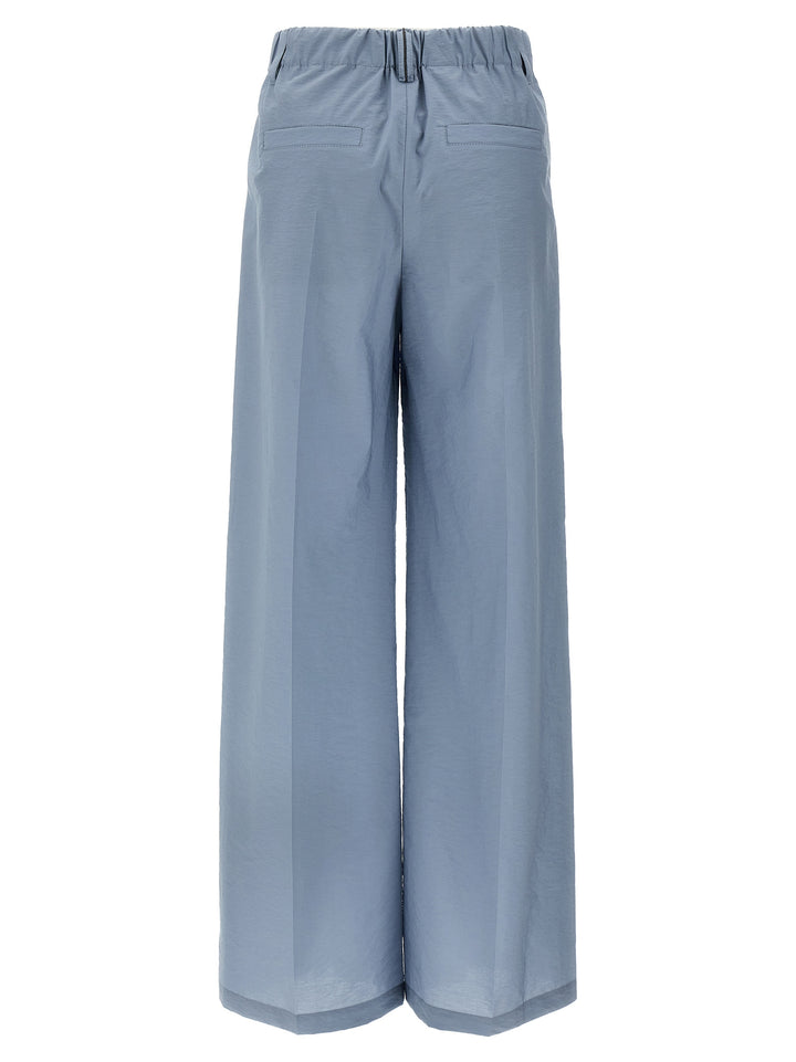 Cotton Trousers Pantaloni Celeste