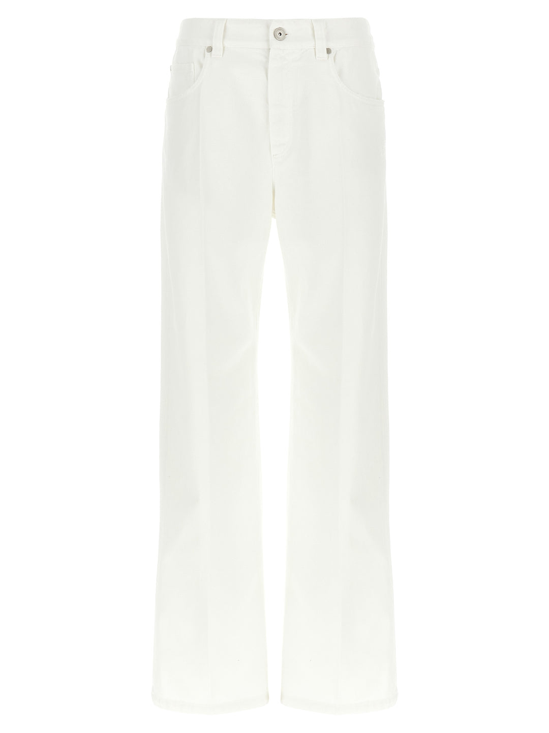 Contemporary Loose Jeans Bianco