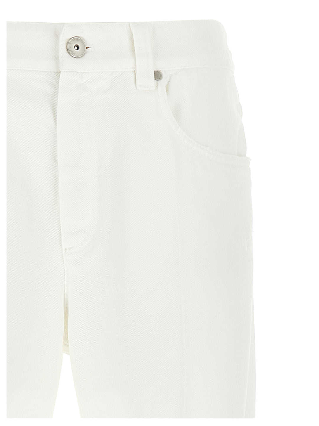 Contemporary Loose Jeans Bianco