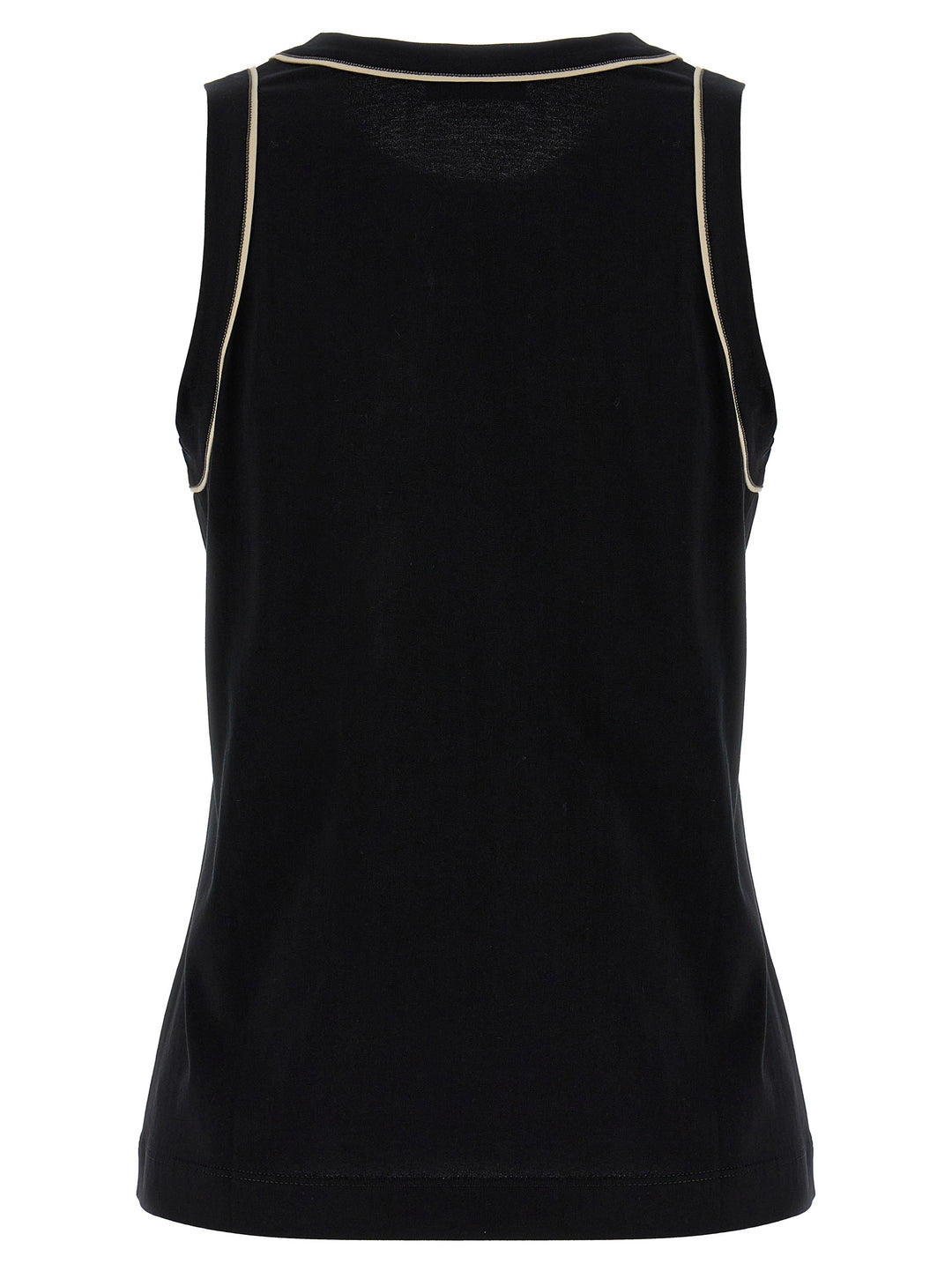 Tank Top Monile Top Nero