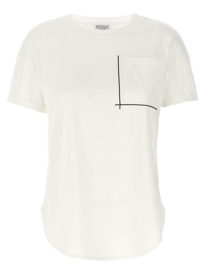 Monile T Shirt Bianco