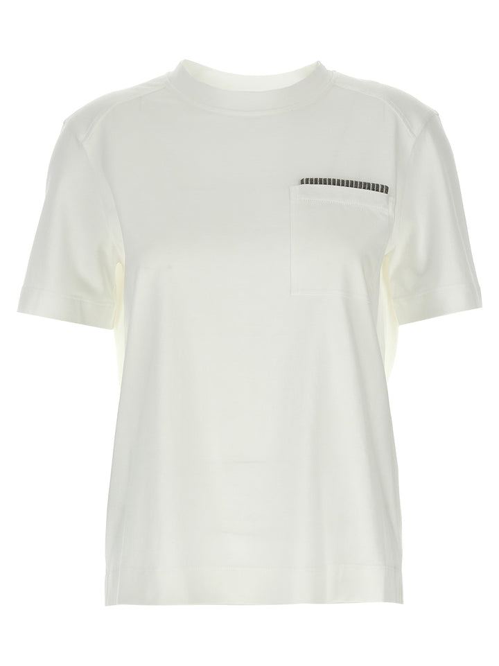 Monile T Shirt Bianco