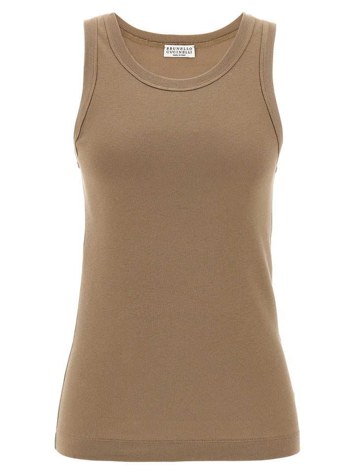 Tank Top Monile Top Grigio