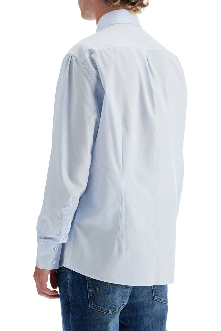 Camicia Slim Fit Con Colletto Francese