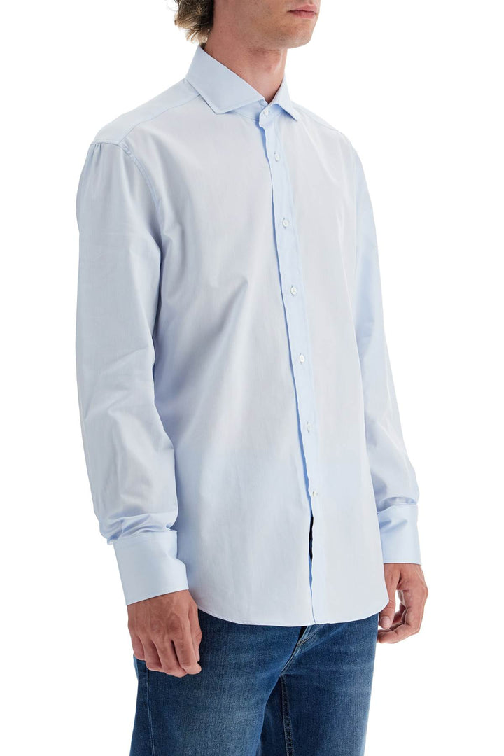 Camicia Slim Fit Con Colletto Francese