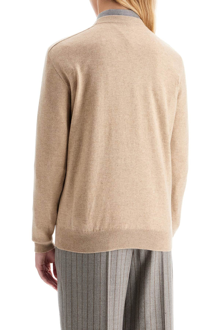 Pullover Girocollo In Cashmere