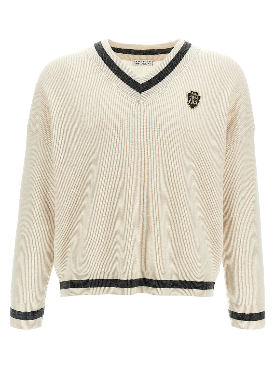 Ribbed Sweater Maglioni Beige