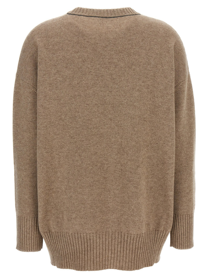 Cashmere Sweater Maglioni Beige