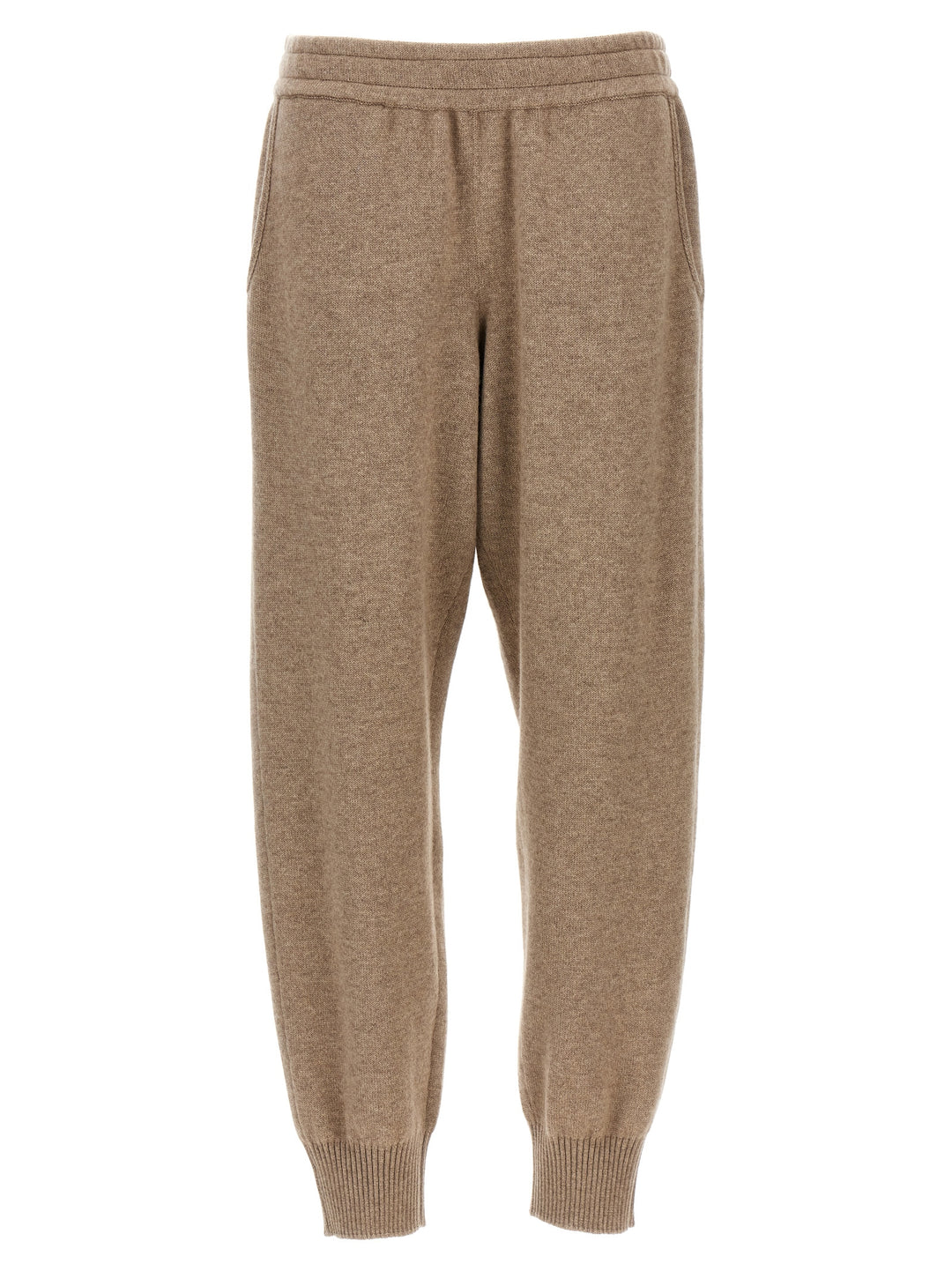 Cashmere Joggers Pantaloni Beige