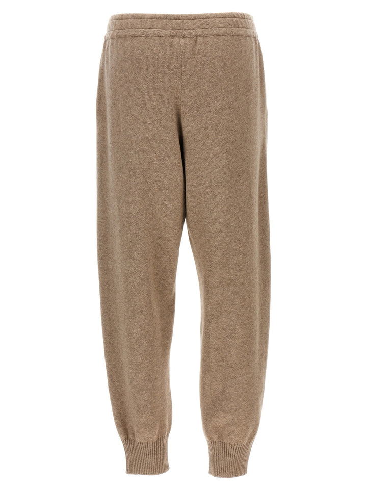 Cashmere Joggers Pantaloni Beige