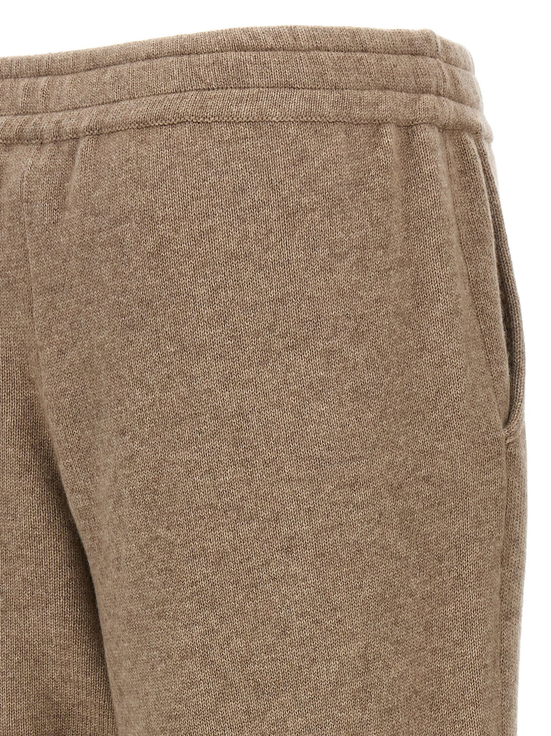 Cashmere Joggers Pantaloni Beige