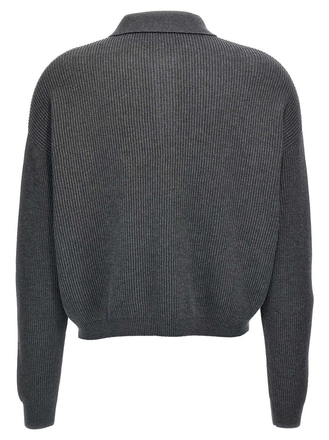 English Ribbed Sweater Maglioni Grigio