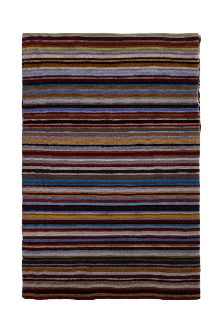 Sciarpa In Lana Vergine Signature Stripe