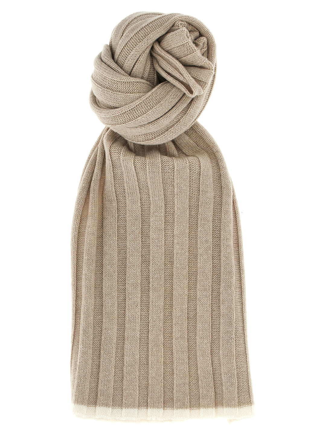 Ribbed Scarf Sciarpe Beige