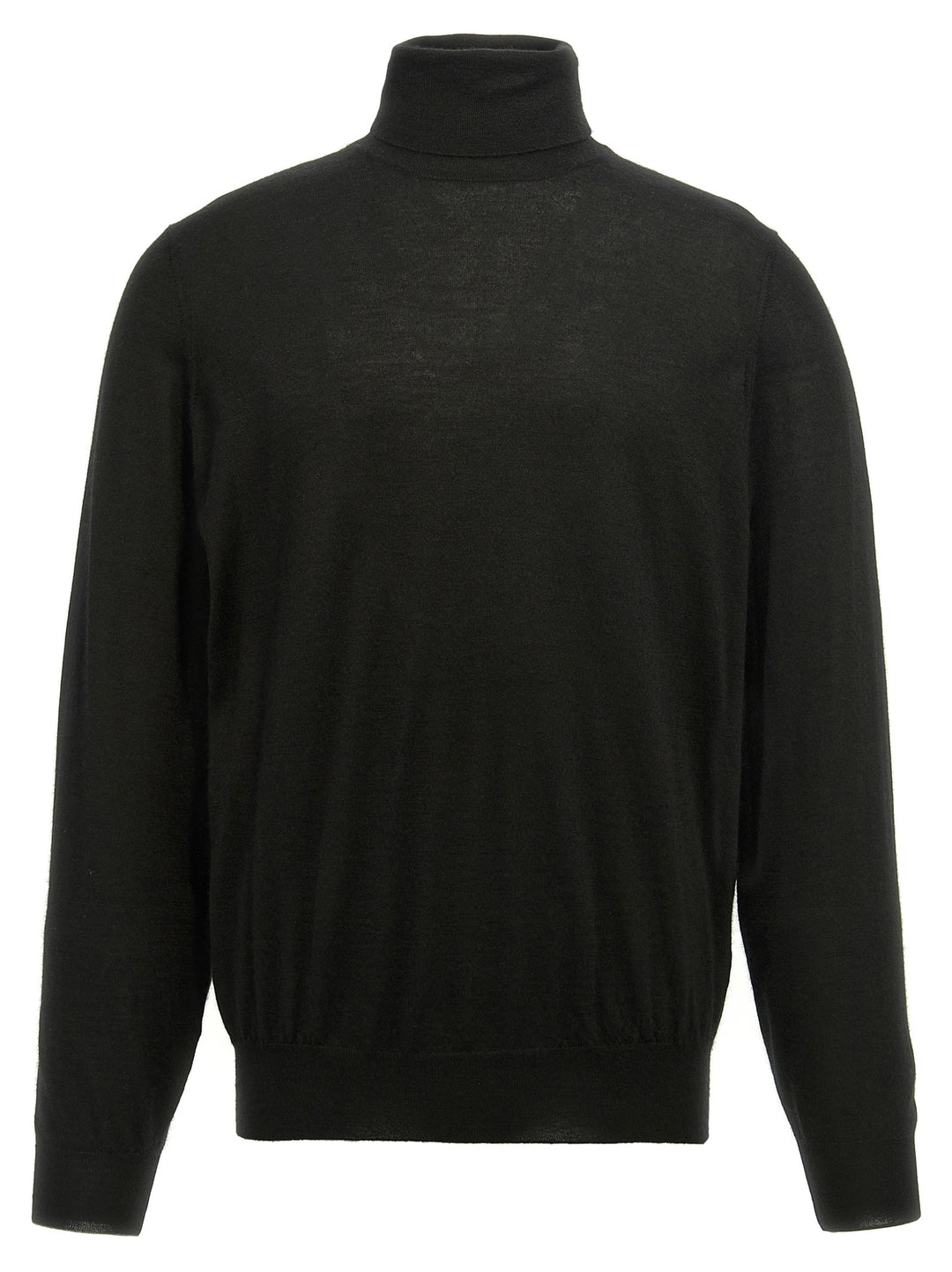 Silk Cashmere Turtleneck Sweater Maglioni Nero