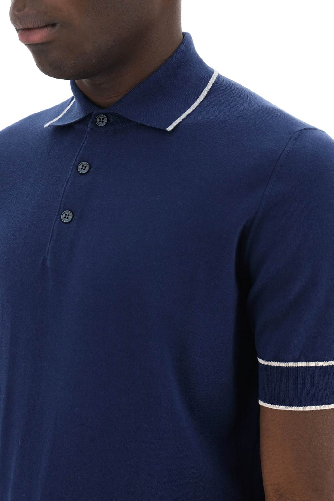 Polo In Maglia Di Cotone