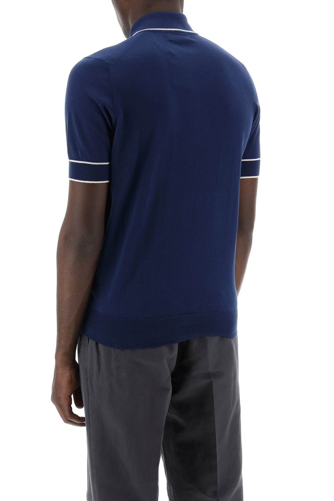 Polo In Maglia Di Cotone