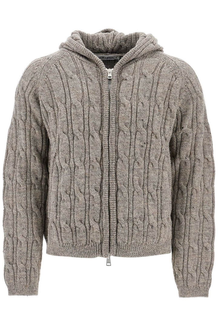 Cardigan Con Zip Level Hood