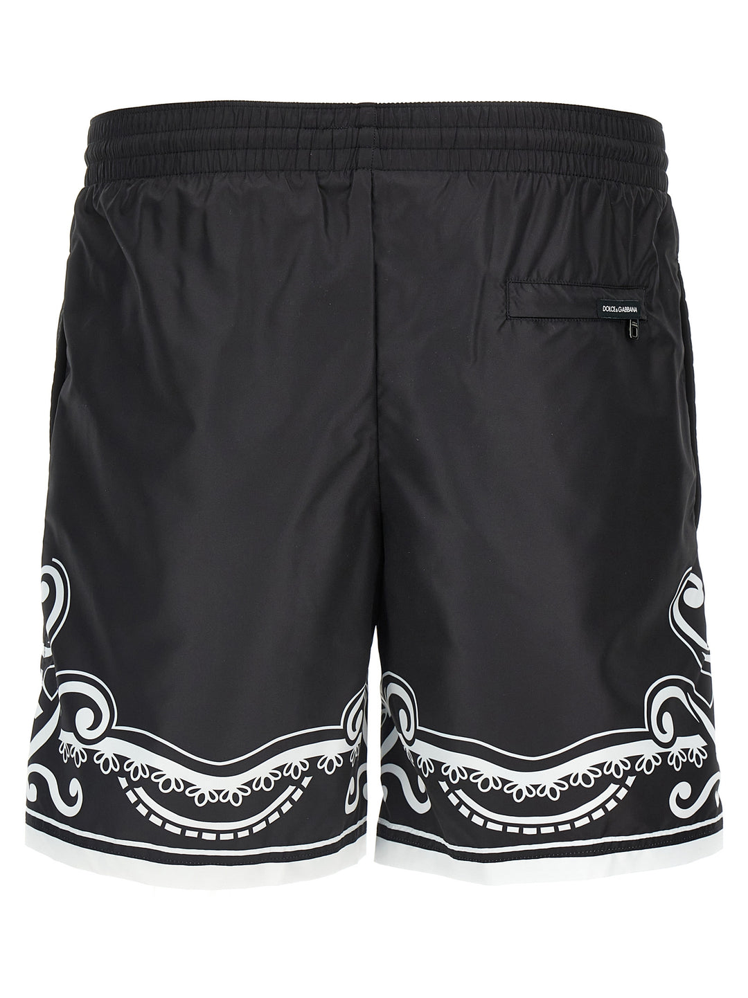 Bandana Beachwear Bianco/Nero