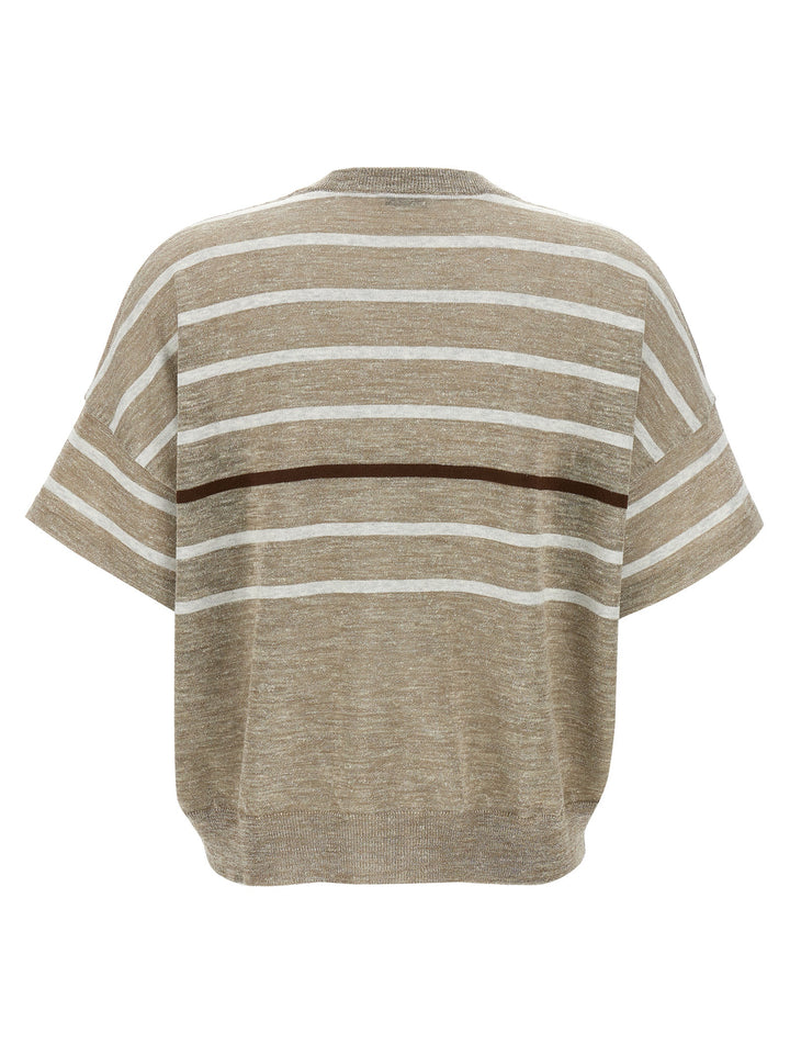 Lurex Stripes Sweater Maglioni Multicolor