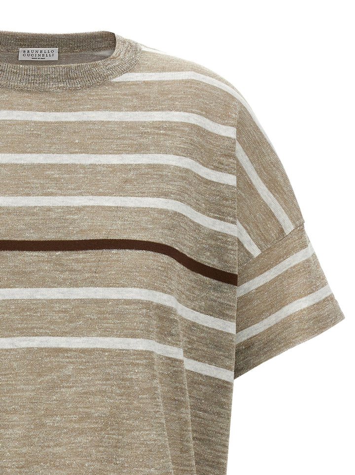 Lurex Stripes Sweater Maglioni Multicolor