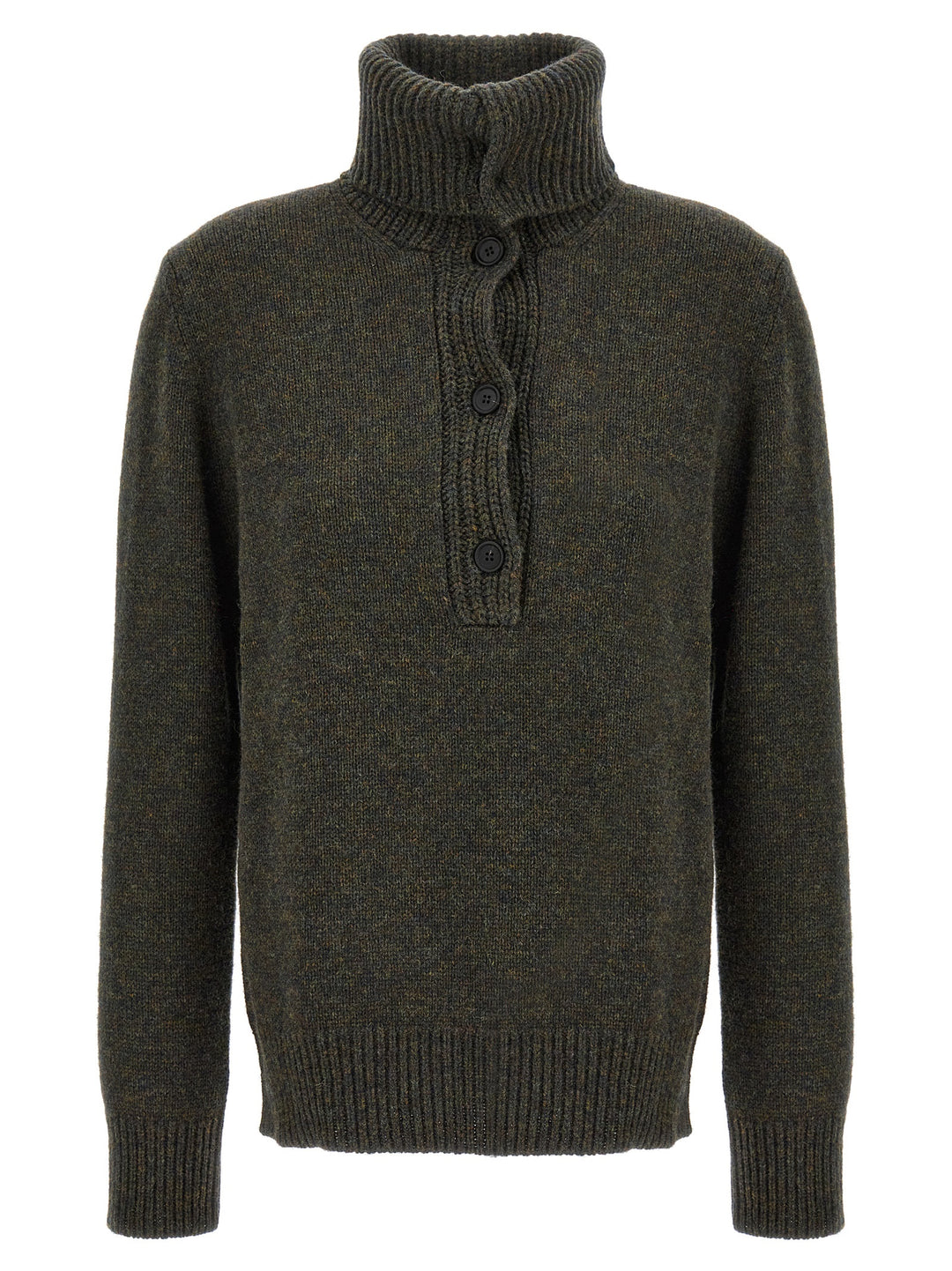 High Neck Sweater Maglioni Verde