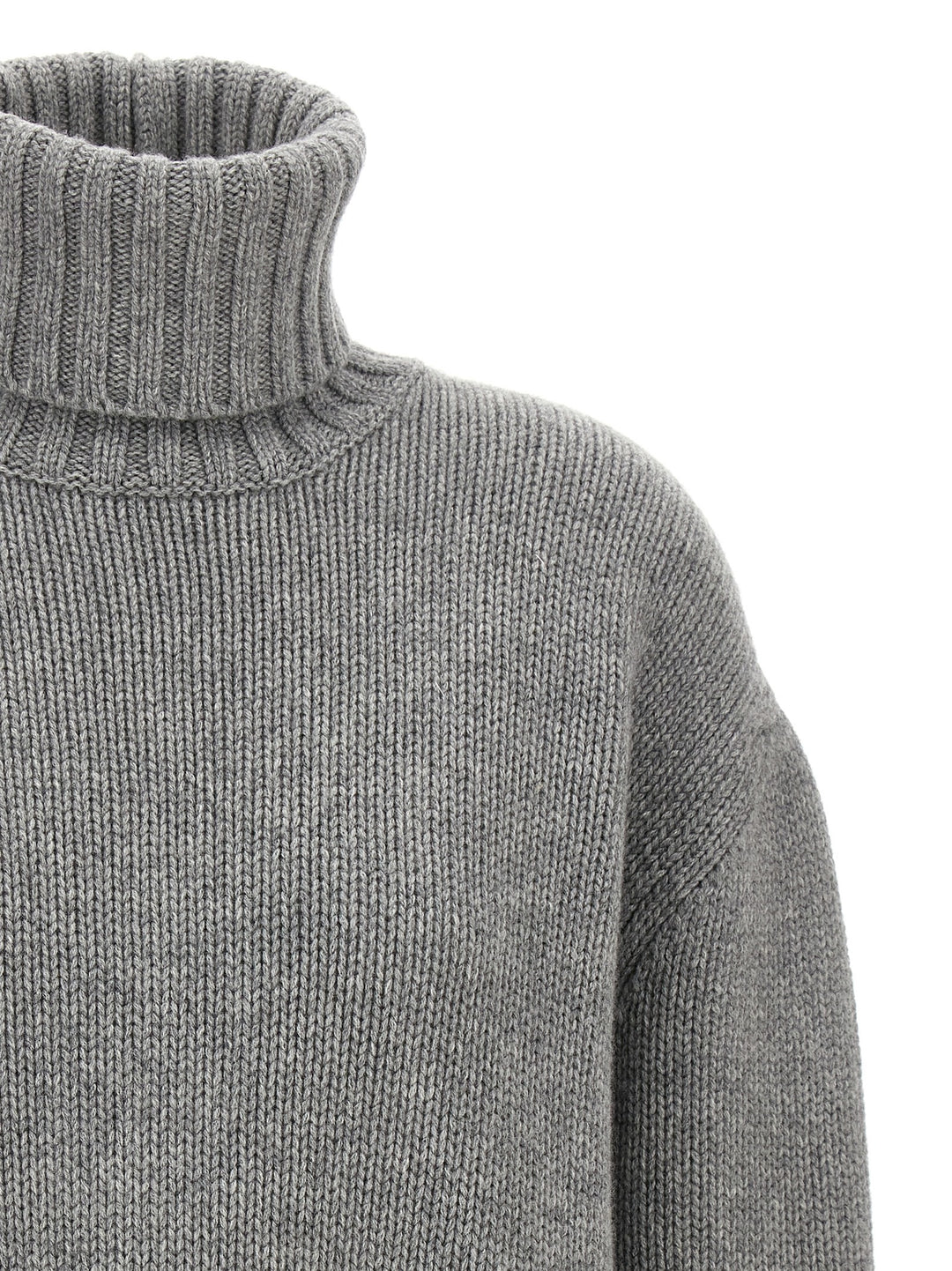 High Neck Sweater Maglioni Grigio