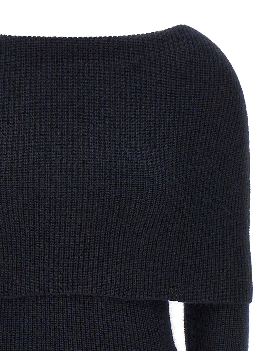 Soft Neckline Sweater Maglioni Blu