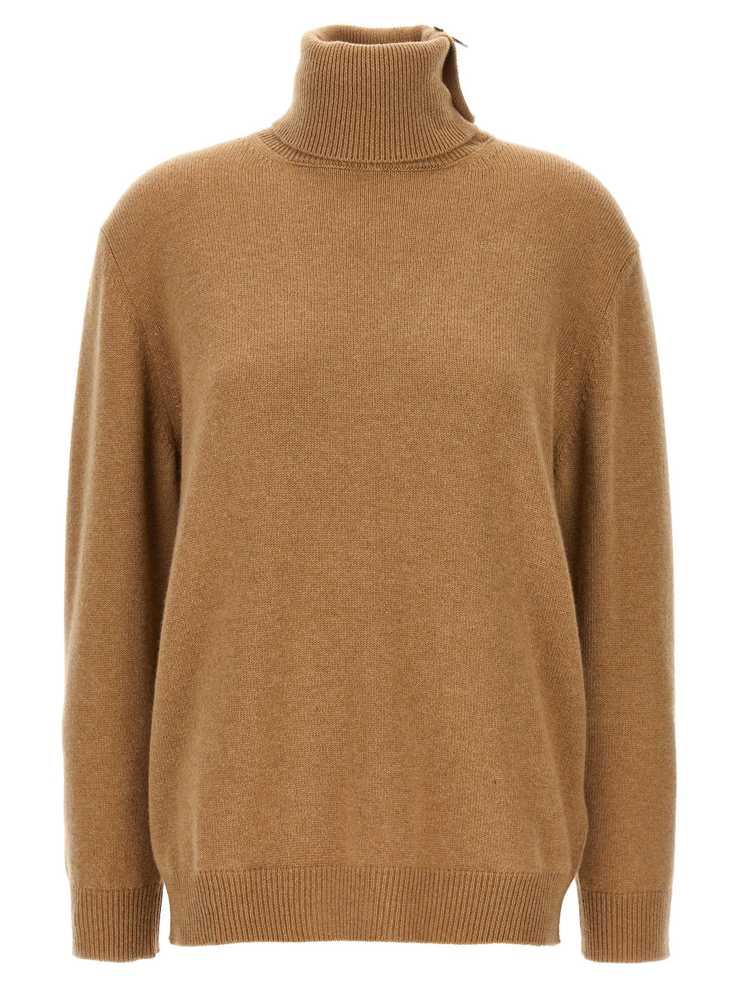 High Neck Sweater Maglioni Beige