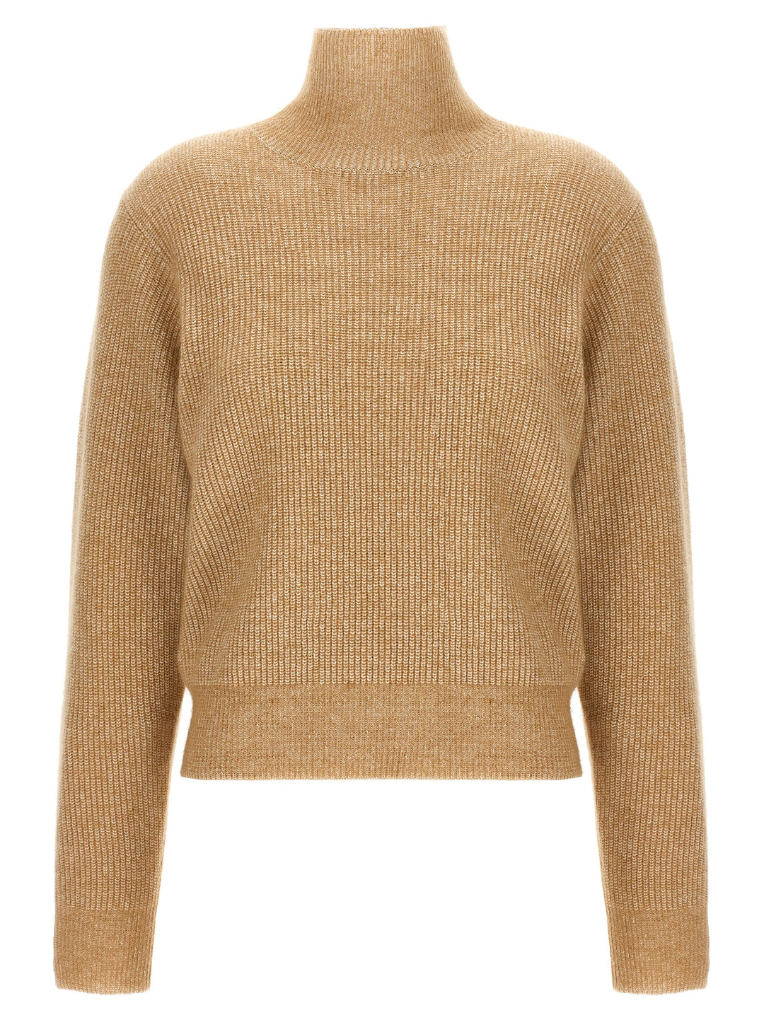 High Neck Sweater Maglioni Beige