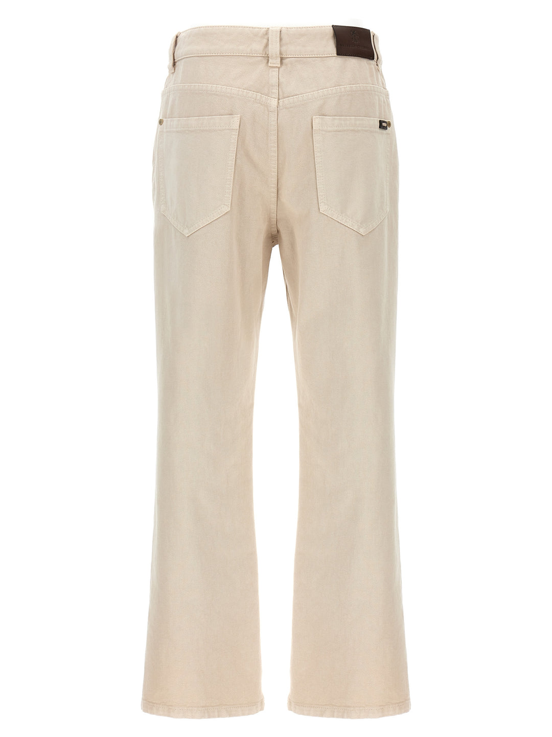 Dyed Jeans Beige