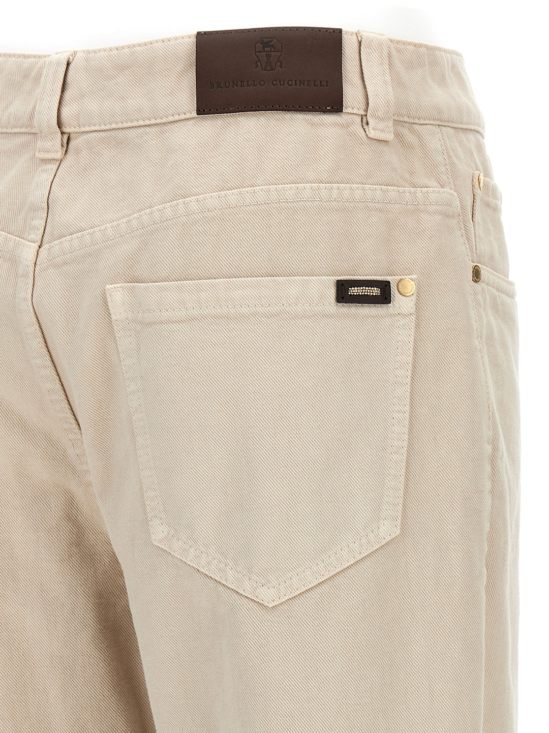 Dyed Jeans Beige