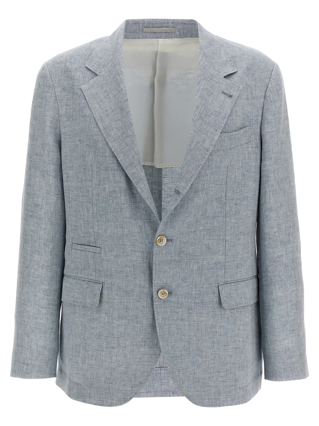 Linen Blazer Celeste