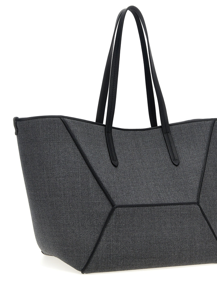 Monile Tote Grigio