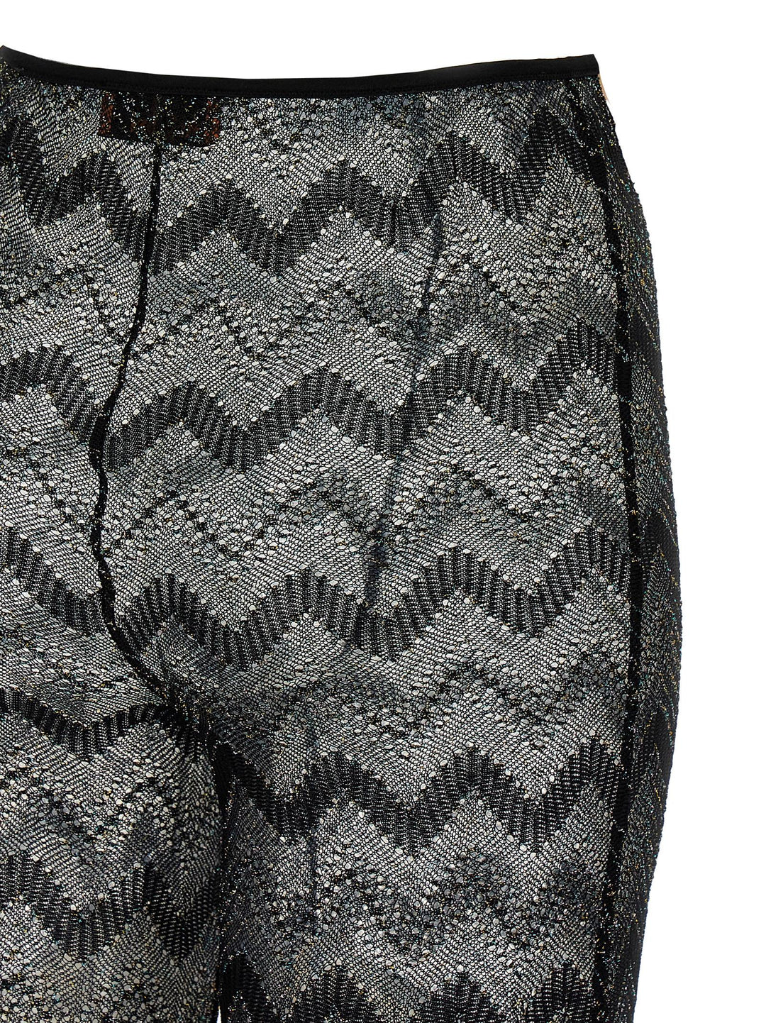 Zig Zag Pantaloni Nero