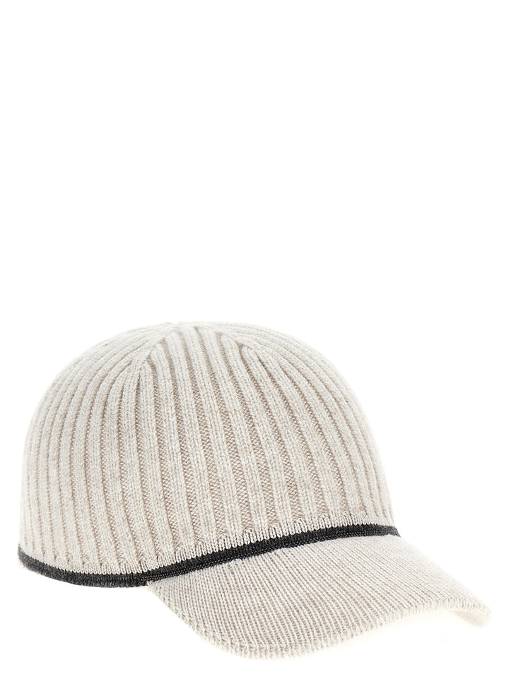 Ribbed Knit Cap Cappelli Grigio