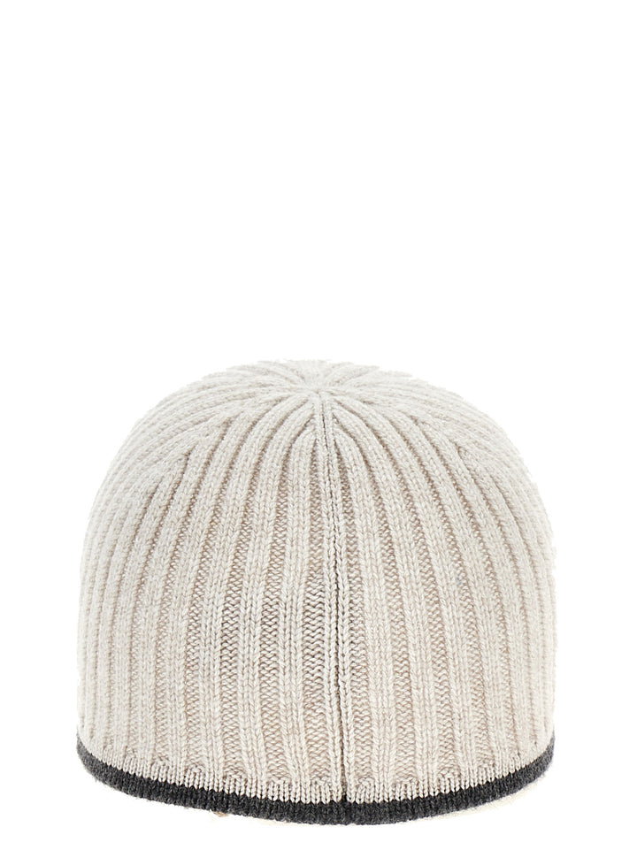 Ribbed Knit Cap Cappelli Grigio