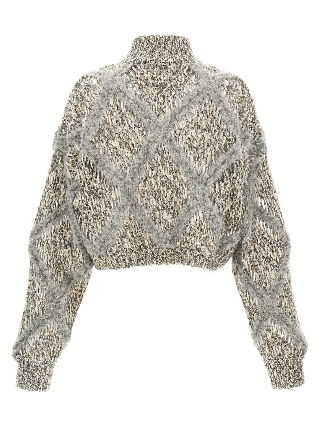 Sequin Cropped Cardigan Maglioni Multicolor